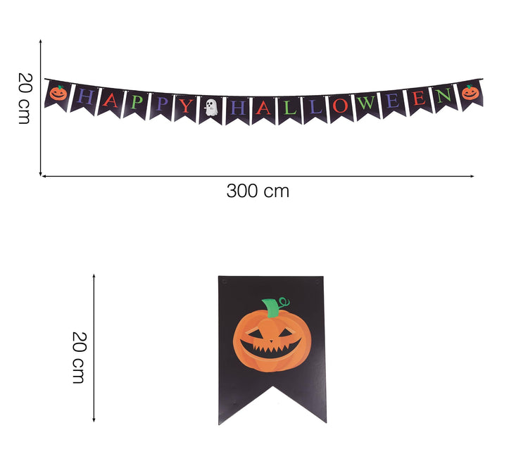 Harnais d'Halloween Joyeux Halloween 3m