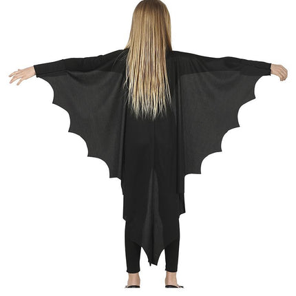 Costume d'Halloween noir chauve-souris enfant