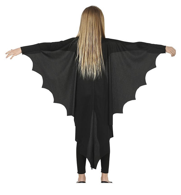 Costume d'Halloween noir chauve-souris enfant