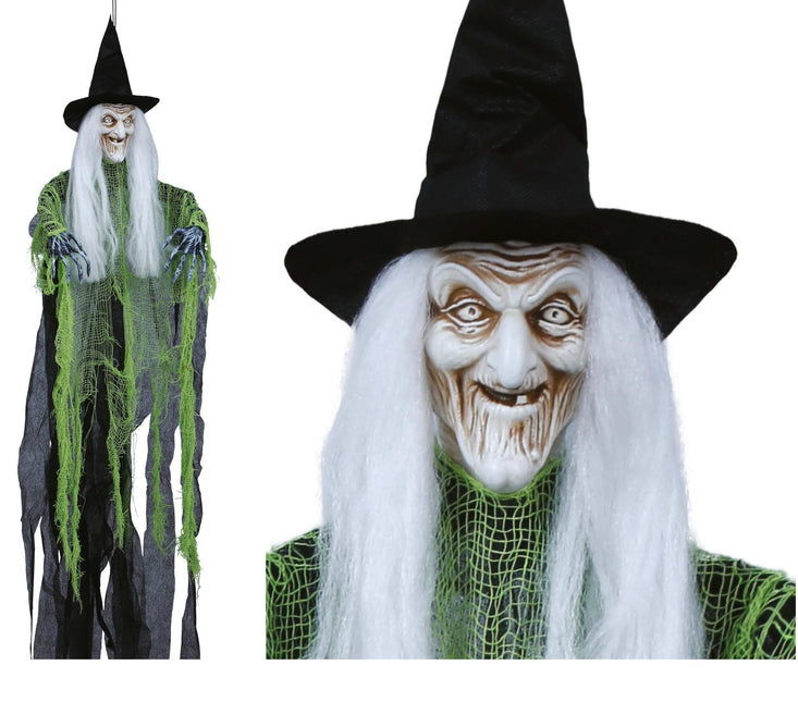 Décoration suspendue d'Halloween Sorcière 1m