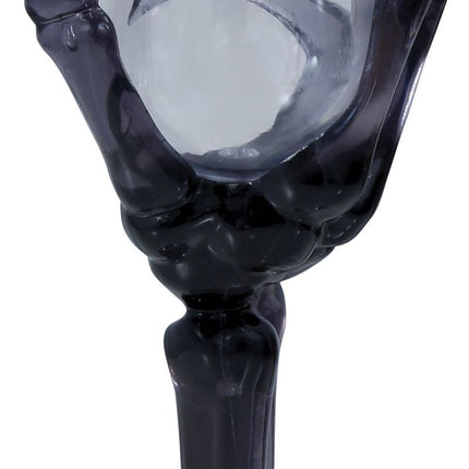 Main de squelette en verre pour Halloween 25cm