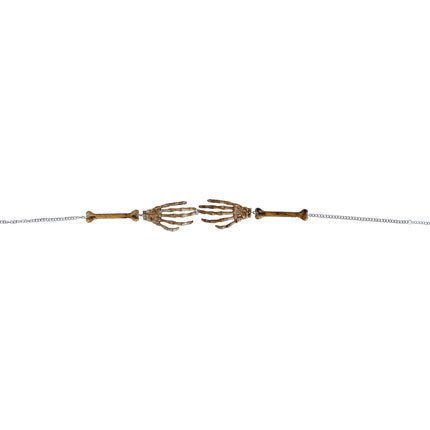 Collier d'Halloween Bras de squelette
