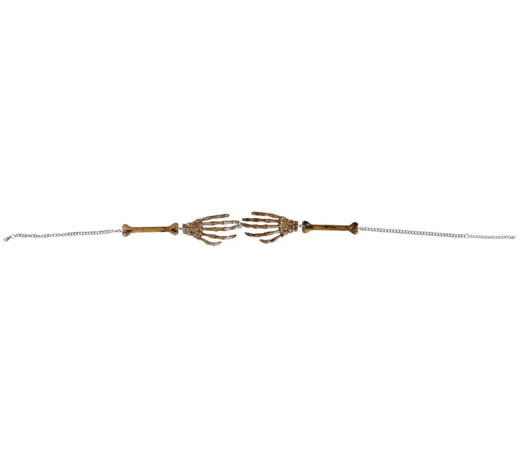 Collier d'Halloween Bras de squelette