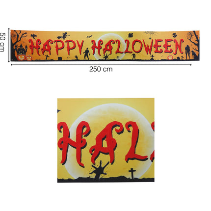Décoration suspendue Happy Halloween 2.9m