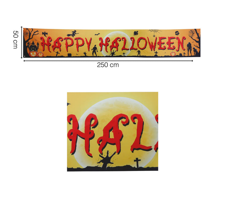 Décoration suspendue Happy Halloween 2.9m
