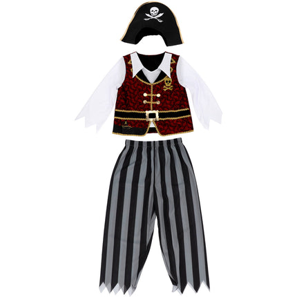 <tc>Folat</tc> Costume de pirate avec chapeau de pirate Garçon