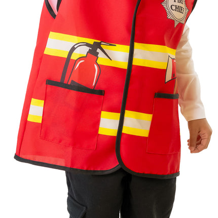 <tc>Folat</tc> Costume de pompier Garçon rouge