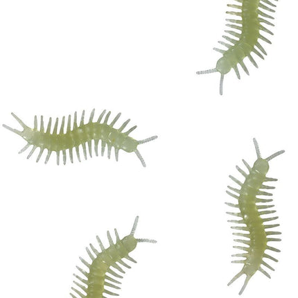 Décoration de table Mille-pattes phosphorescents 6cm 8pcs
