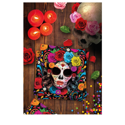 Serviettes de table Halloween Crâne 33cm