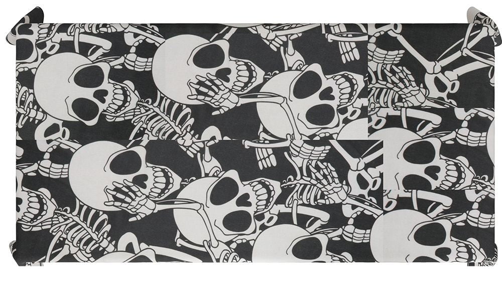 Nappe d'Halloween Crâne 1.77m