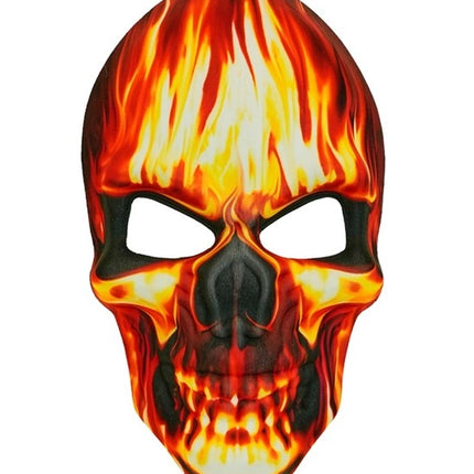 MASQUE « CRÂNE EN FEU » - TISSU