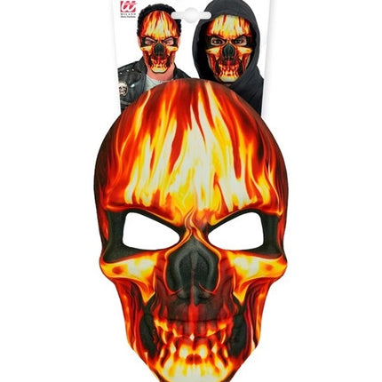 MASQUE « CRÂNE EN FEU » - TISSU