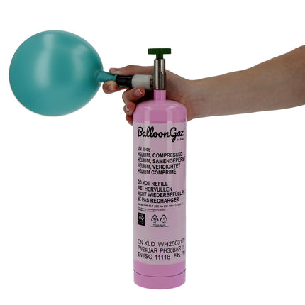 Réservoir d'hélium pour ballon en feuille de 45 cm