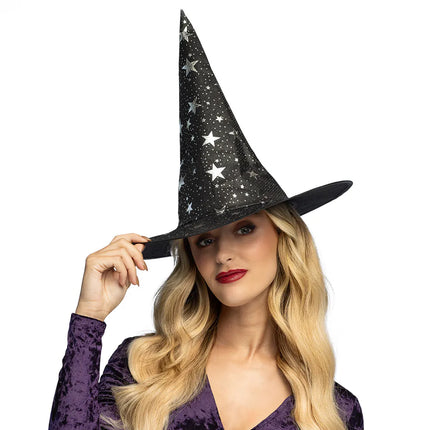 Chapeau de sorcière noir Sylvara