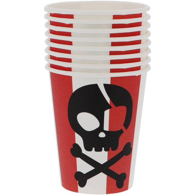 Gobelets Pirate 250ml 8pcs