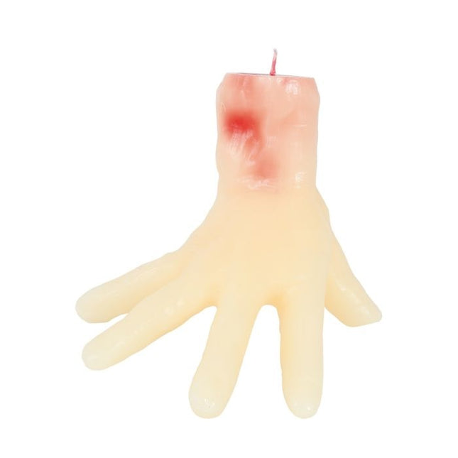 Bougie Halloween Main Sanglante 15cm