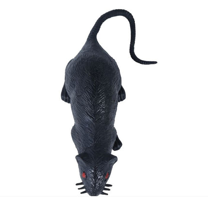 Rat d'Halloween Noir 15cm