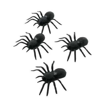 Set d'araignées d'Halloween 10cm 4 pièces