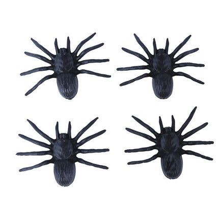 Set d'araignées d'Halloween 10cm 4 pièces