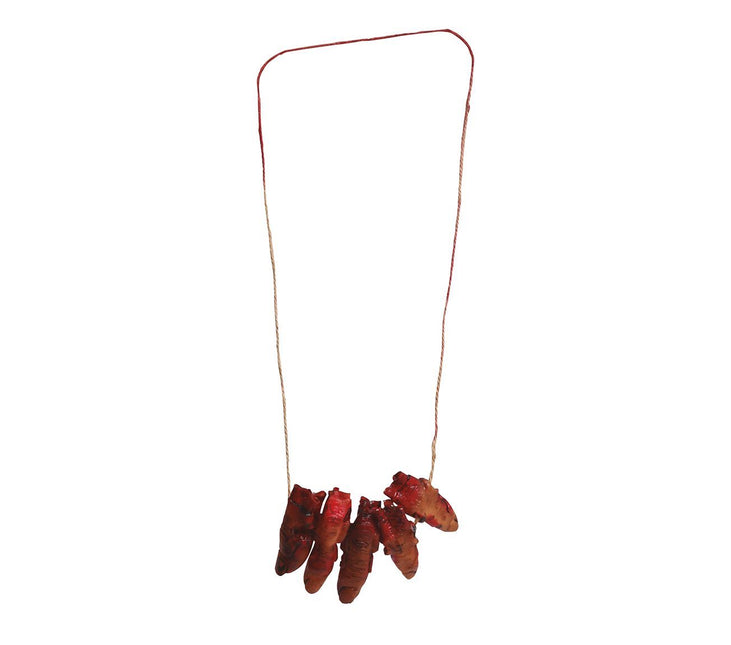 Collier d'Halloween Doigts sanglants