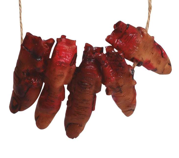 Collier d'Halloween Doigts sanglants