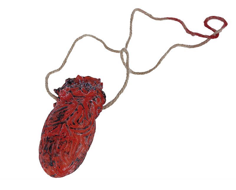 Collier d'Halloween Bloody Heart