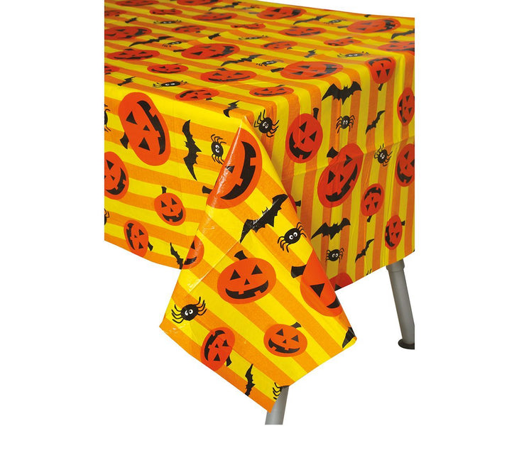 Nappe d'Halloween en forme de citrouille 2.74m