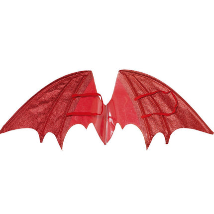 Ailes d'Halloween pailletées 91x37cm