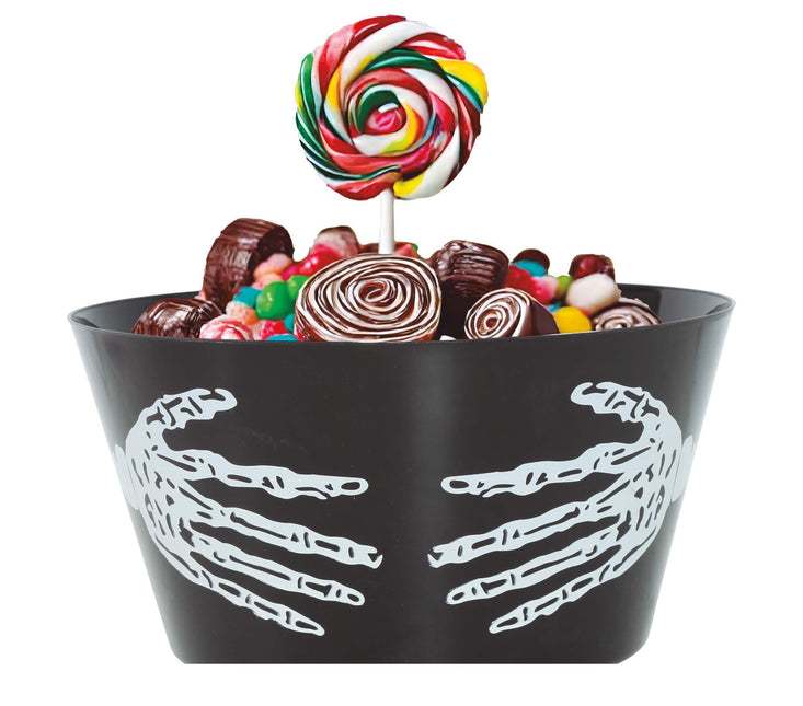 Bol Halloween Mains de squelette 30x22cm