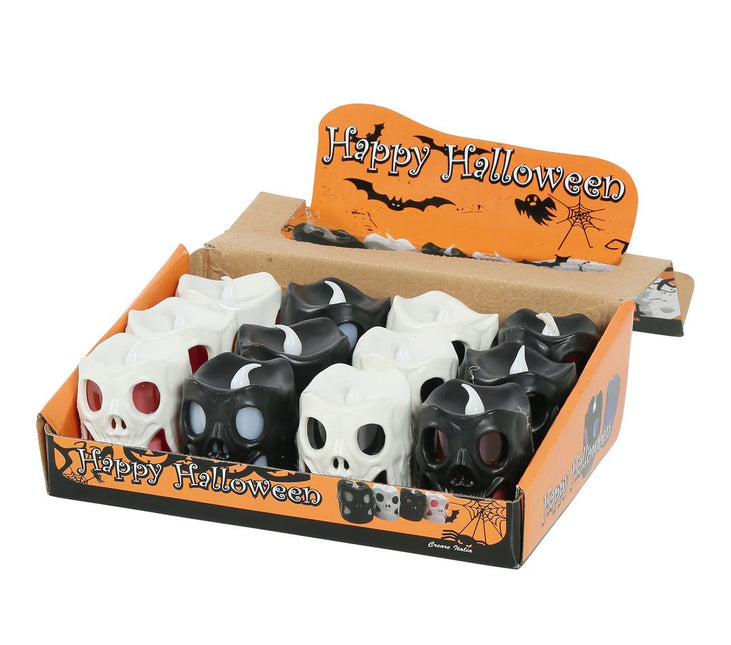Halloween Skull Lantern Led 6cm