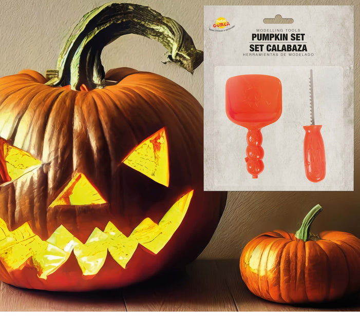 Outils d'Halloween pour les citrouilles