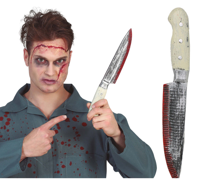 Couteau de cuisine Halloween Bloody 33cm