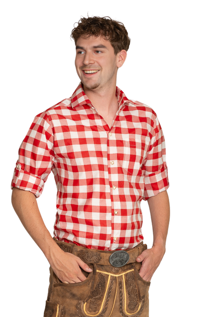 Chemisier Oktoberfest Rouge Blanc