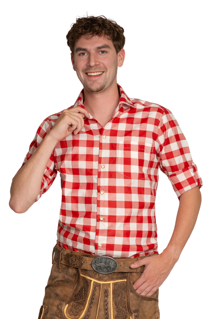 Chemisier Oktoberfest Rouge Blanc