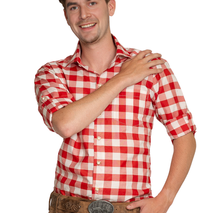 Chemisier Oktoberfest Rouge Blanc