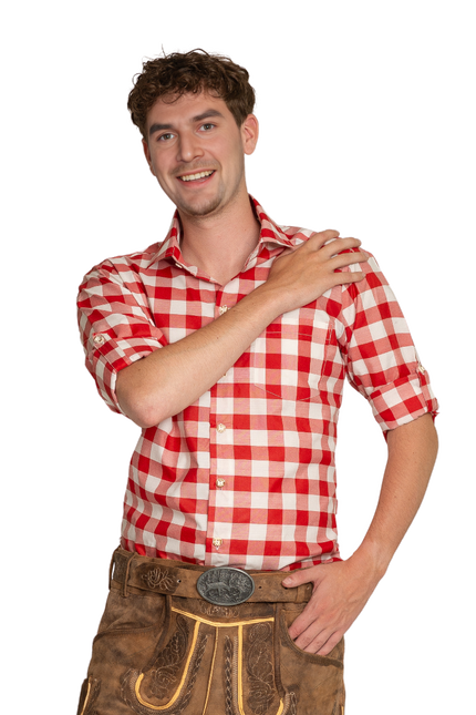 Chemisier Oktoberfest Rouge Blanc