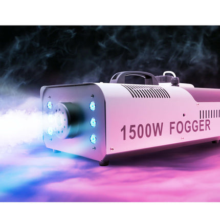 Machine à fumée avec lumière et contrôle 1500W