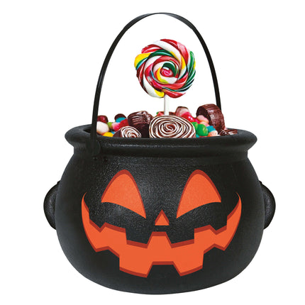 Halloween Chaudron de sorcière Citrouille 20cm