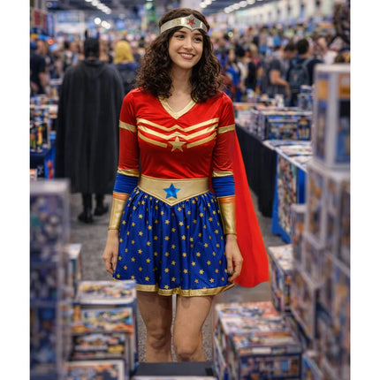 Costume pour adulte « Super-héroïne Star »