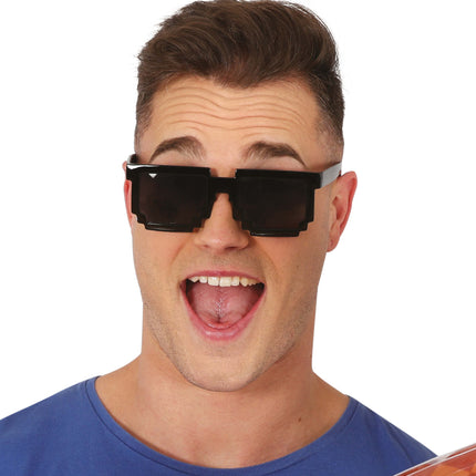 Lunettes de pixels (noires)