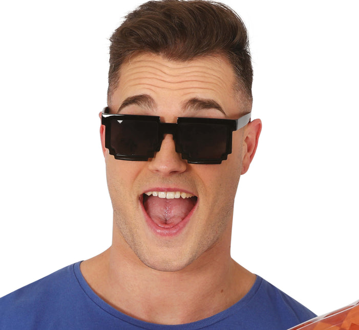 Lunettes de pixels (noires)