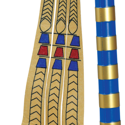 Sceptre du pharaon 35cm 2 pièces