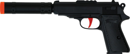 Pistolet avec silencieux 29 cm