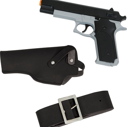 Pistolet avec étui 22cm