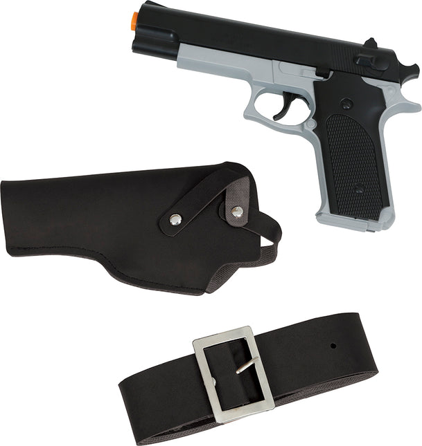 Pistolet avec étui 22cm