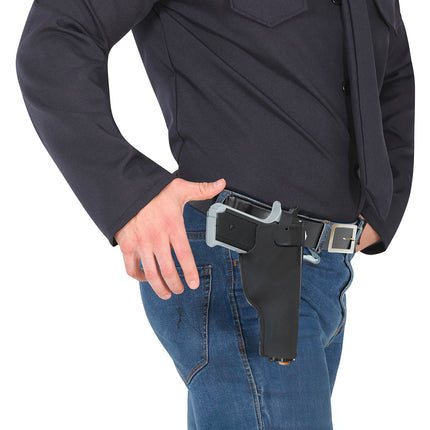 Pistolet avec étui 22cm