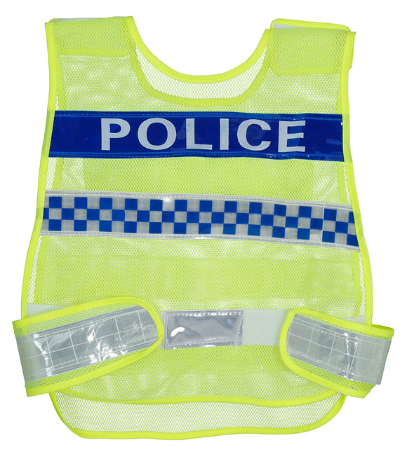 Gilet jaune de la police de la route, adulte
