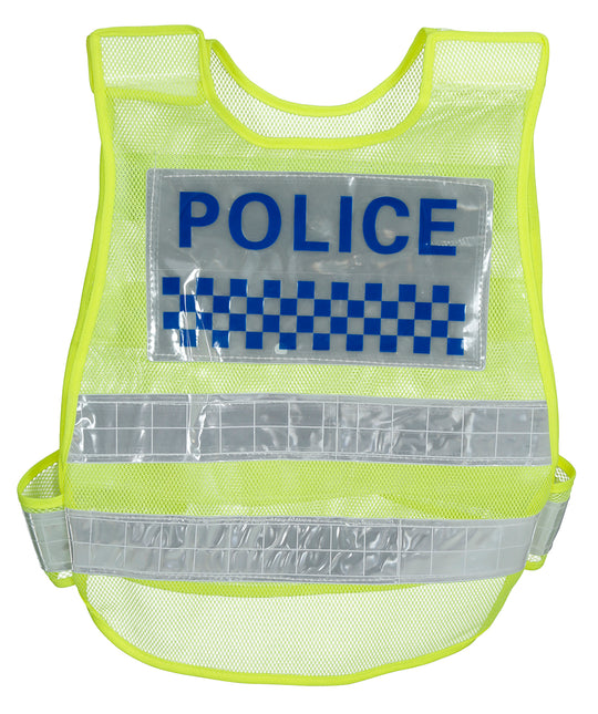 Gilet jaune de la police de la route, adulte