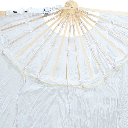 Ventilateur blanc avec led multifonctionnelle 75x150 cm