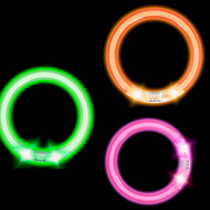 Bracelet coloré phosphorescent 8cm 4pcs